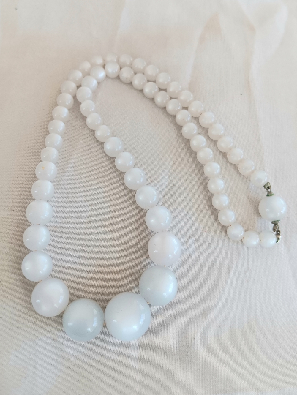 Elegant White Beaded Necklace - Classic Women’s Jewelry